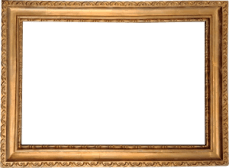 old-style empty picture frame